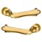 Baldwin Lever Lifetime Satin Brass Door Levers Lifetime Satin Brass 5101 5101.044.MR - alternate 3